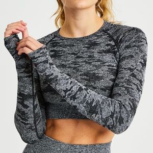 Gymshark cropped woman’s workout top never worn.